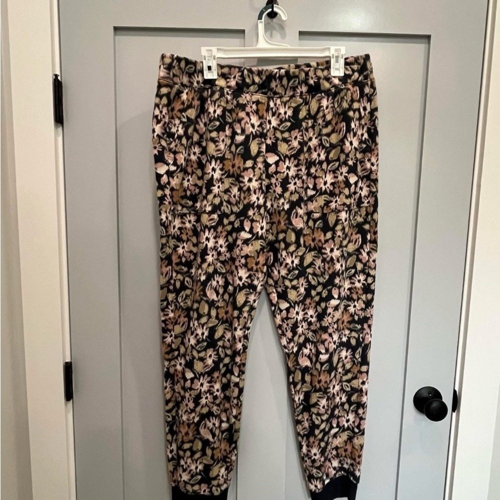 Sonoma Multicolor Floral Jogger Pants
